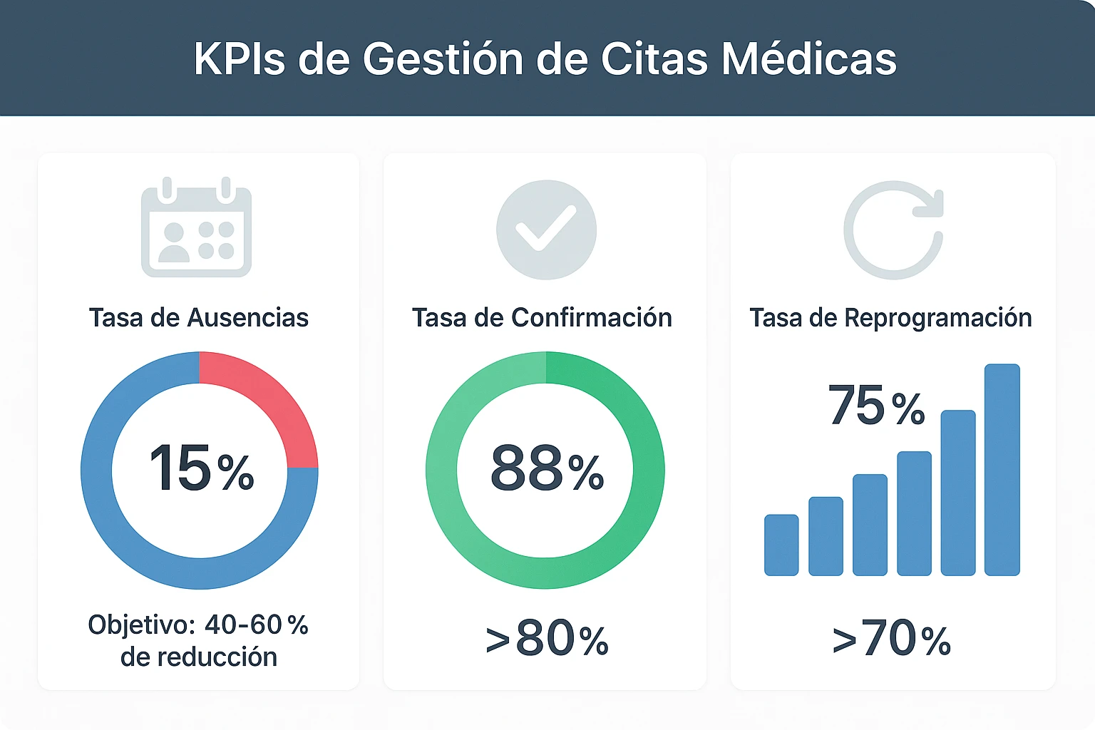 Dashboard de KPIs para seguimiento de citas médicas